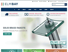 Tablet Screenshot of elmbay.com
